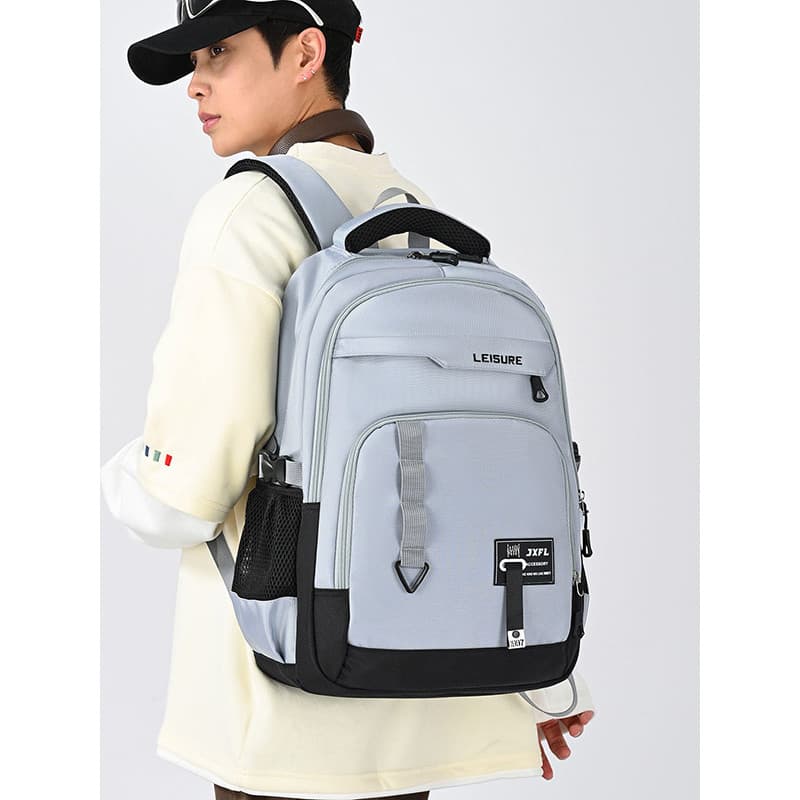 Novo estilo mochila das mulheres dos homens de grande capacidade mochila de viagem de negócios júnior escola secundária