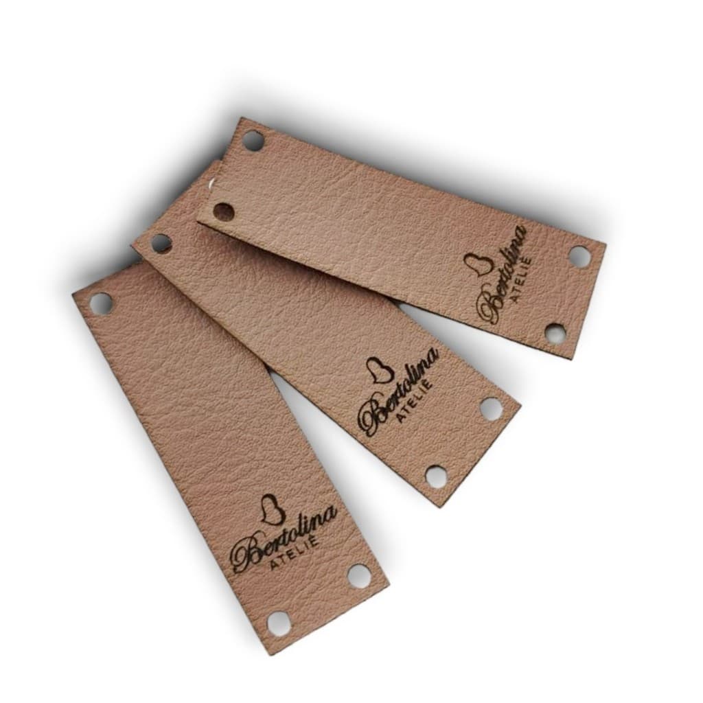 Etiqueta Bandeirinha 6.0x2.0 Cm Personalizada Nude 50 unid