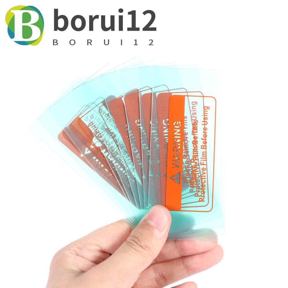 Folha Protetora BORUIB Solar 10PCS Capacete De Soldagem Acessório Substituição De Plástico Para Lente De PC