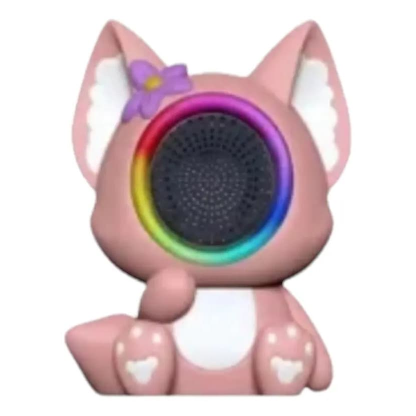 Caixa gatinho + Karaoke+ mic Altomex Am-905 Gatinho Rosa 127/220v
