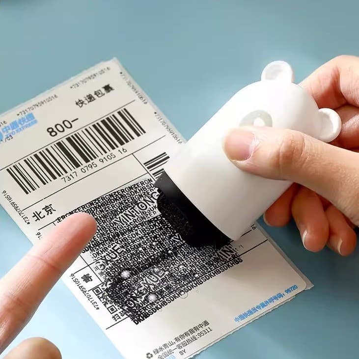 Caneta de codificação expressa preferida do Japão Eliminador de informações de pedido expresso Aplicador de selo confide