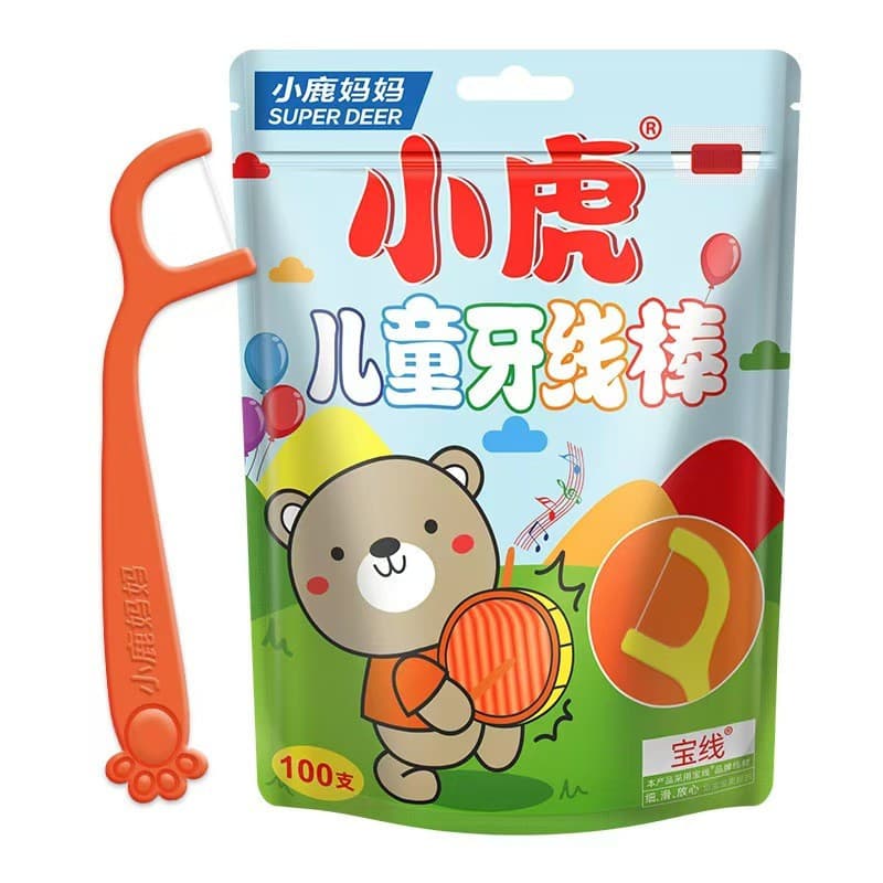 [Baipestoner] Enxaguante Bucal Com Placa Oral Infantil Dental 96 Fio