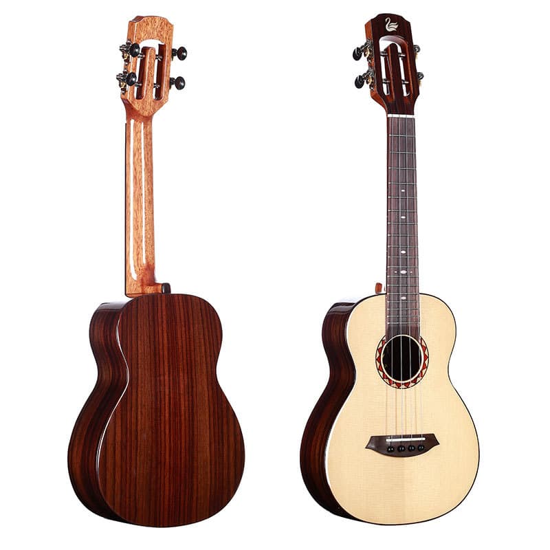 Pêssego peixe cisne Ukulele avançado 786cm kawena abeto acácia madeira toda única avançada dedo