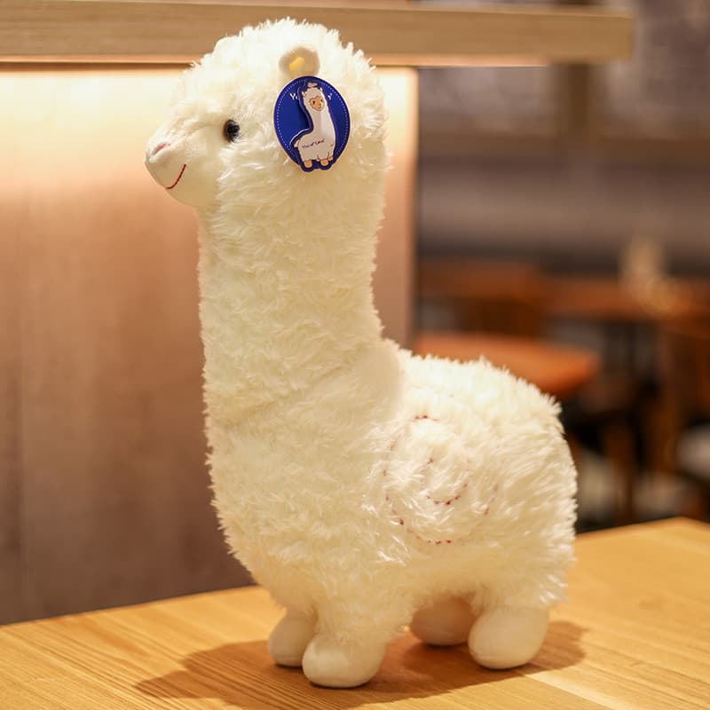 Alpaca boneca brinquedo de pelúcia pequenas Aries travesseiro calmante dormir Ragdoll grama lama cavalo boneca presente