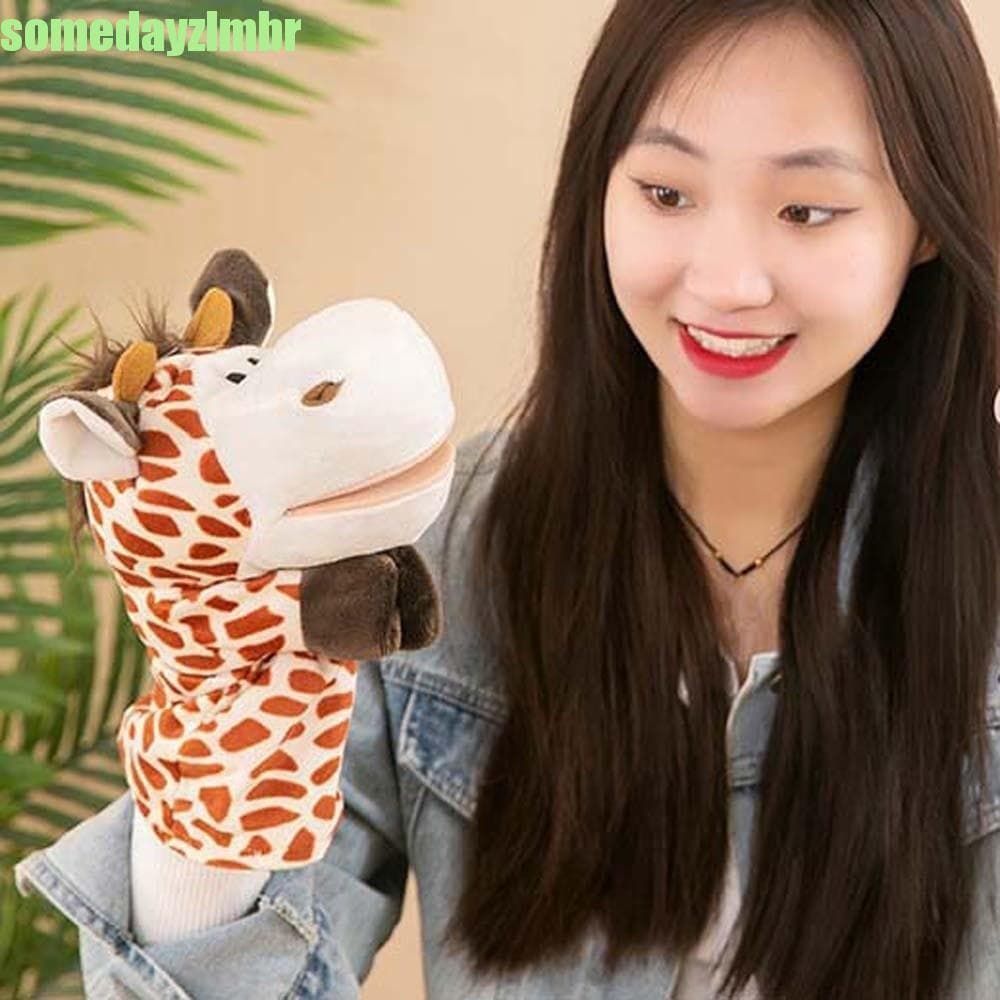 SOMEDAYZL0M Fantoche De Mão Animal , Boneca De Pelúcia Interativa , Fantoches De Dedo Fofos De Desenho Animado De Macaco