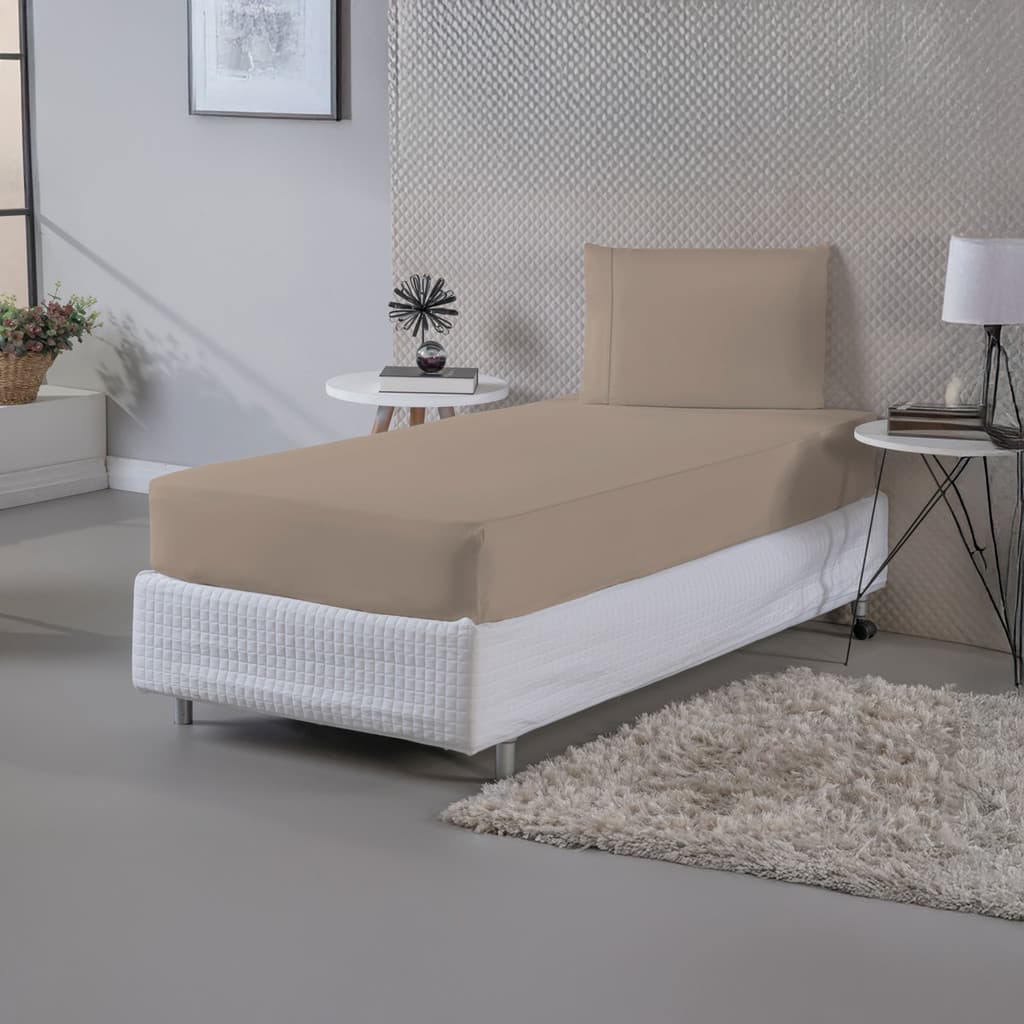 Lençol Para Cama Solteiro 2 Peças Ponto Palito Toque Macio