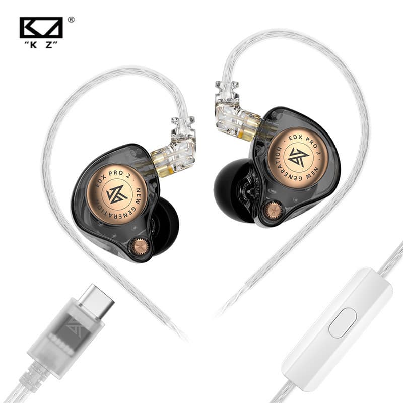KZ EDX Pro 2 Alta Fidelidade Com Fio Fone De Ouvido - in-ear Lançamento