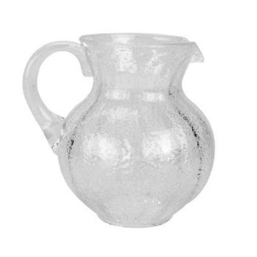 Jarra De Acrilico Com Detalhes Em Bolhas- 22 CM - Entrecasa