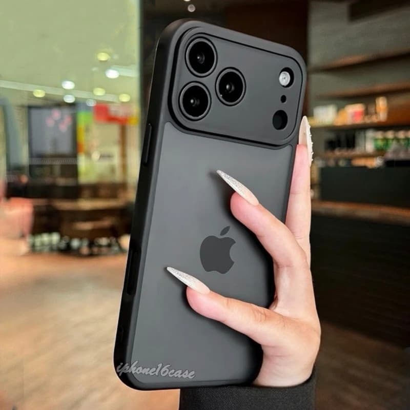 Capa Translúcida Fosca De Alta Qualidade Para iPhone 17 Air 16 15 14 13 12 11 Pro Max 16E Proteção À Prova De Choque