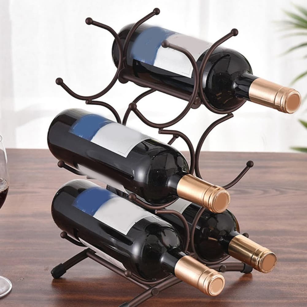 Prateleira Em Formato De Galho Para Vinho Decorativo