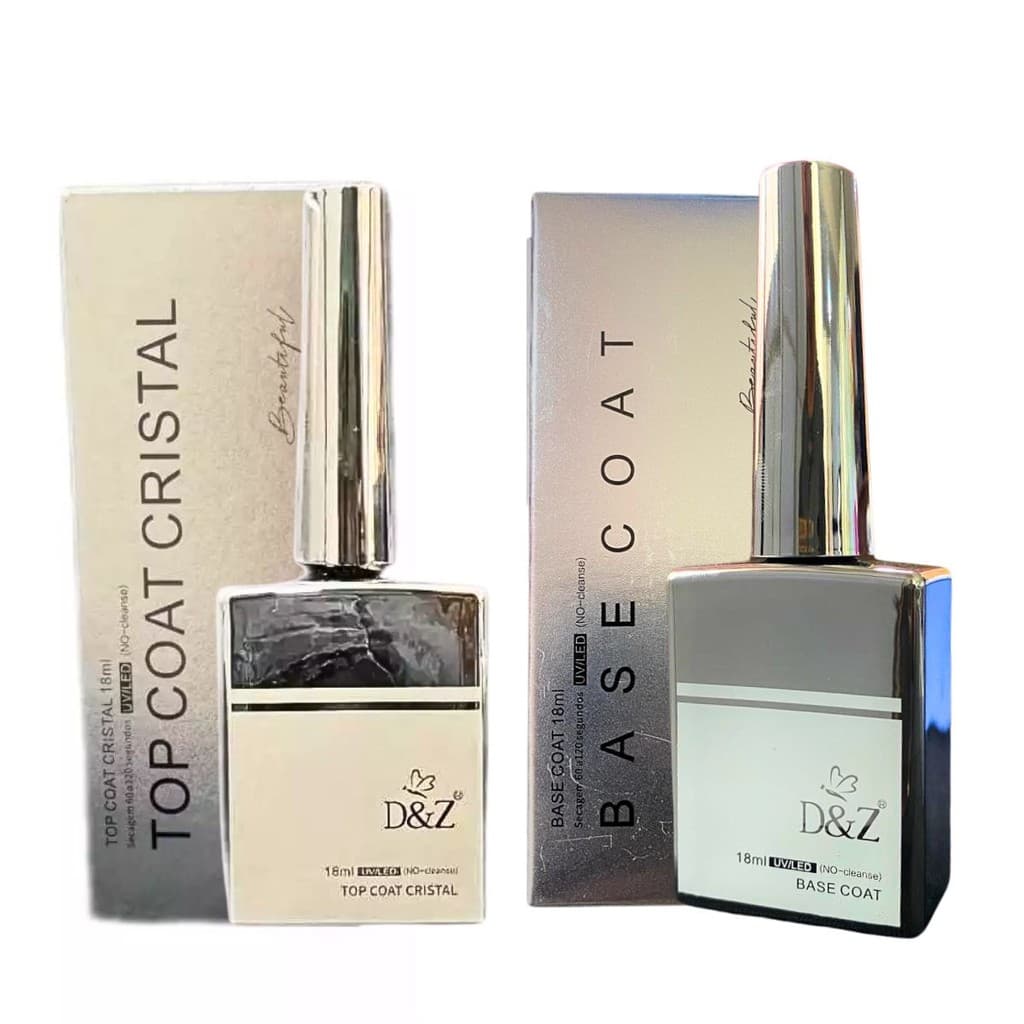 Kit Premium D&Z Base Coat  e Top coat Cristal
