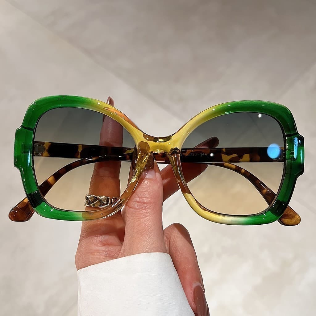 Óculos de Sol Oversized Ovais de Moda para Mulheres e Homens, Óculos Divertidos em Cores Jelly, Lembranças de Festa, Ócu