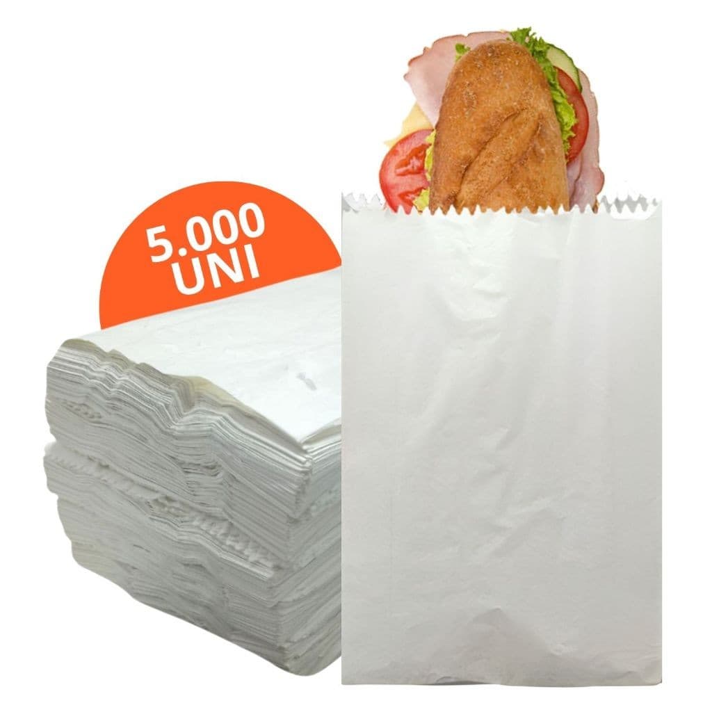 Saco Papel Descartavel Mono Viagem 3 Pacote 5.000 Unidades
