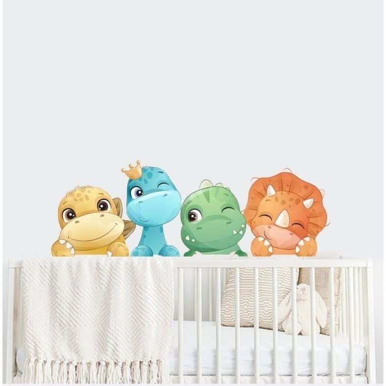 Adesivo Decorativo Infantil Dinossauro Baby 100x30cm