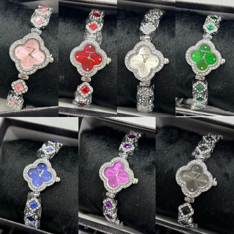Relógio Feminino Série Trevo de Diamantes