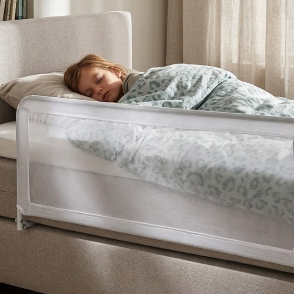 Grade De Proteção Dobrável Para Cama Box Bebês Zucki Kiddo