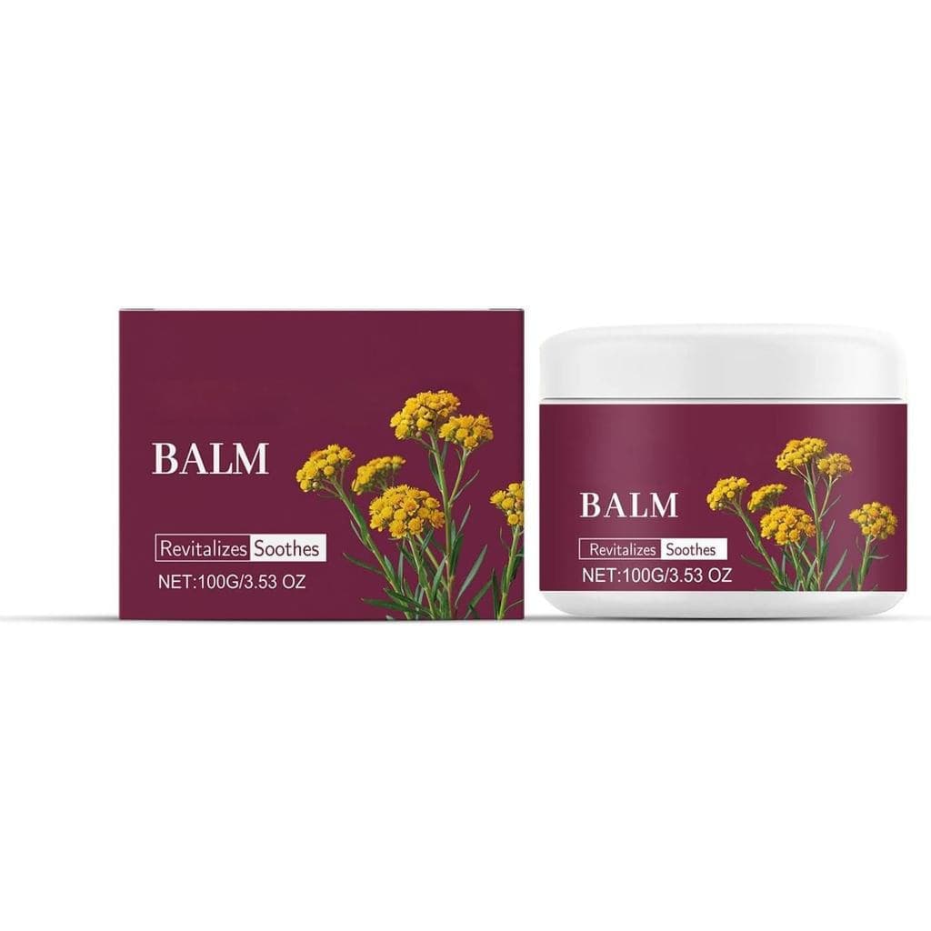 Bálsamo Hidratante de Helichrysum, Restaura e Repara, com Extratos para Pele Fina e Frágil, Hidrata para Rosto e Corpo (