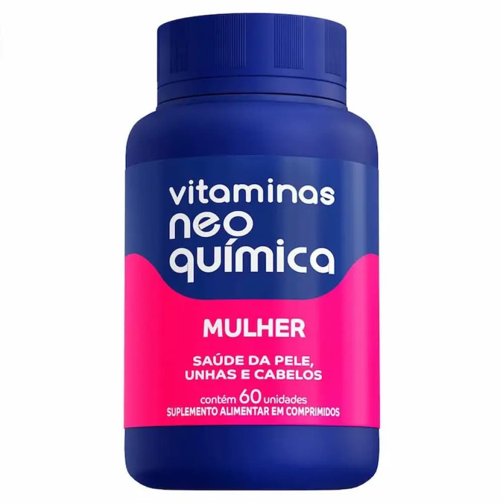Vitaminas Neo Quimica de A-Z Mulher Imunidade, Pele, Unhas e Cabelos Contém 60 unidades