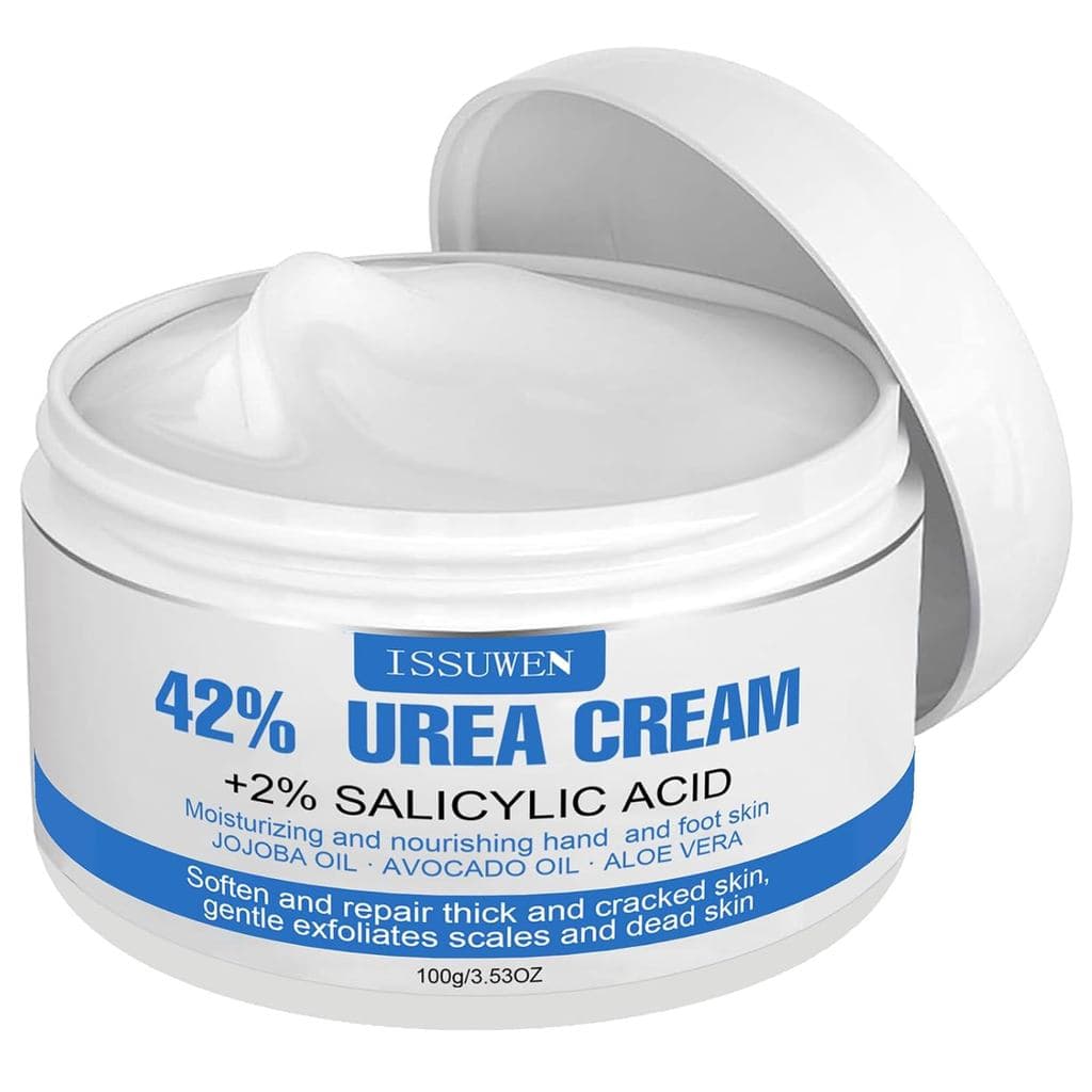 Creme de Ureia 42% mais Ácido Salicílico 2%, Creme para os Pés para Calcanhares Secos e Rachados, Pés, Joelhos, Cotovelo