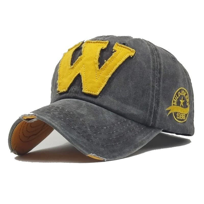 Outdoor Casual Sport Hip Hop Baseball Cap Fashion Letters W Embroidered Adjustable Sunhats for Men Women**-* PXDX