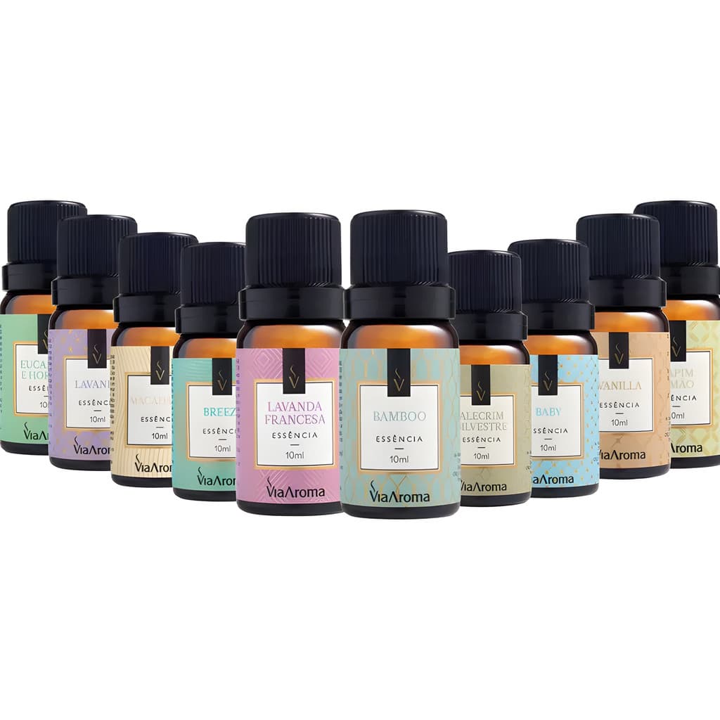 Essência Via Aroma Para Aromatizador Difusor Eletrico 10ml Varios Aromas