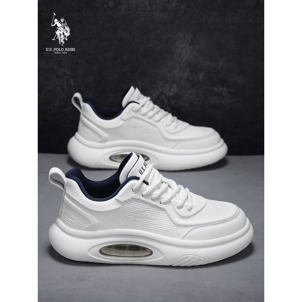 USPOLO.ASSN.Little sapatos brancos masculinos 2026 novo estilo verão respirável estilo Super quente masculino sapatos es