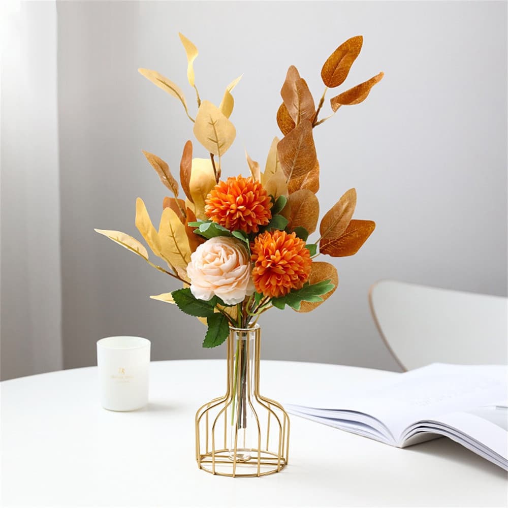 Vaso de vidro transparente estilo nórdico, decoração de casa, criativo, simples, sala de estar, arranjo de flores NOVF