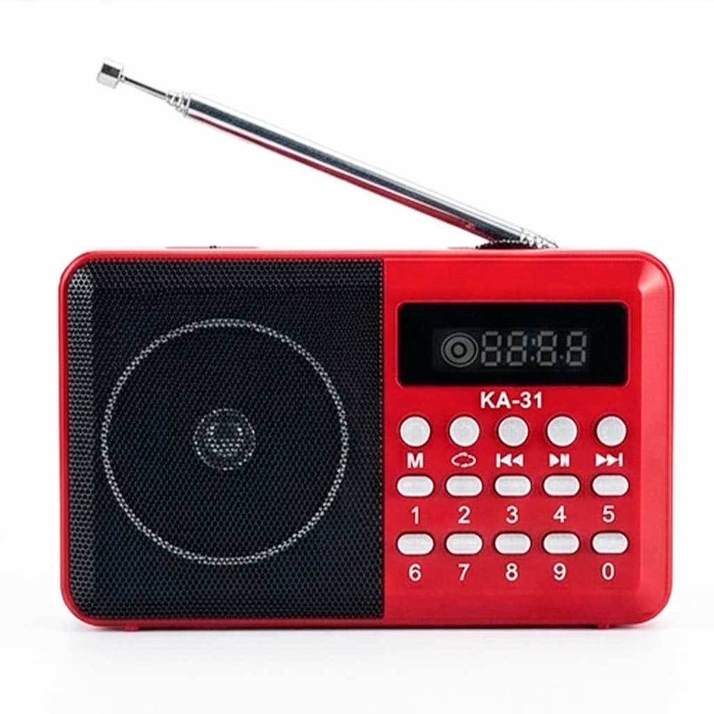 Rádio Portátil Wassay Modelo Compacto Cores Sortidas