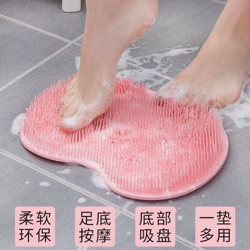 Pessoas preguiçosas para lavar os pés Ferramenta útil para esfregar os pés Almofada de massagem para esfregar as costas