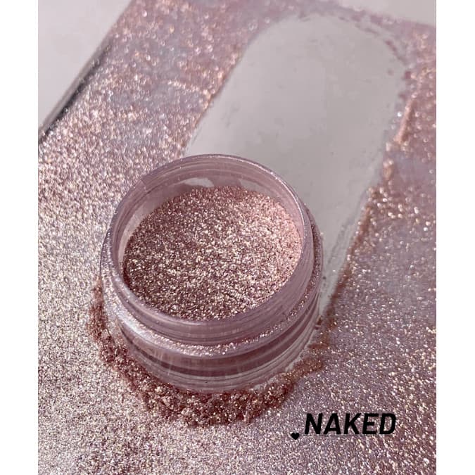 Pigmento Asa De Borboleta Glitter Sombra Cintilante Luv Beauty Maquiagem Profissional Brilho Intenso cor Naked