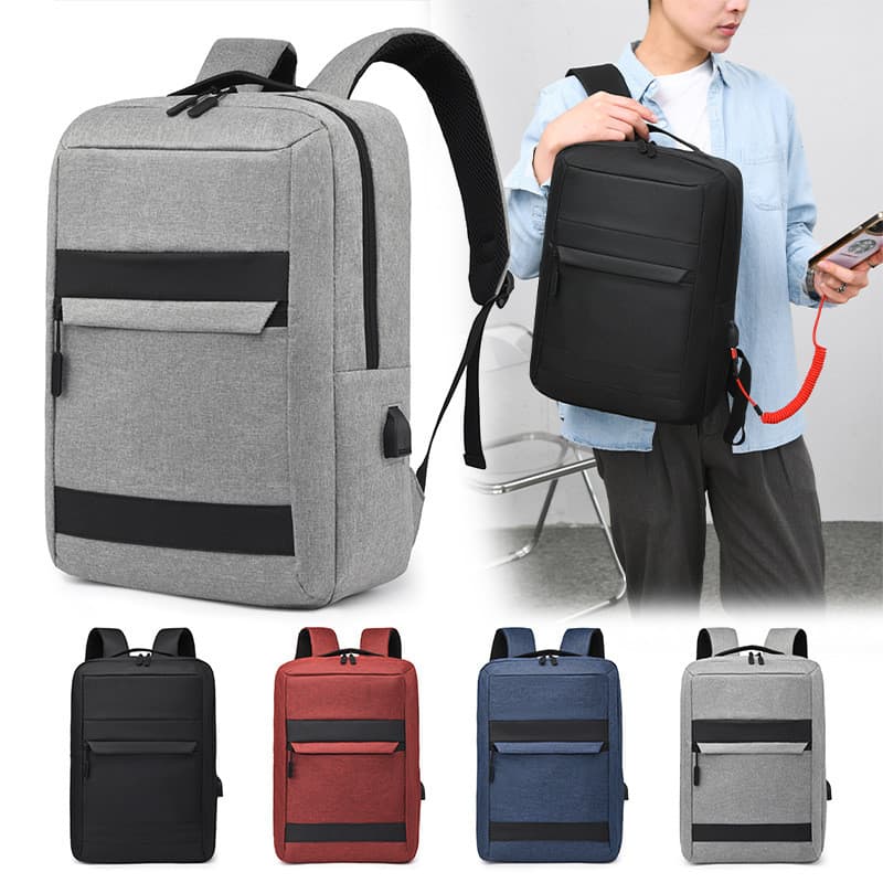 Mochila Masculina Casual para Negócios e Lazer 2024, Nova, para Laptop, Uso Externo e Escritório, Bolsa Portátil para