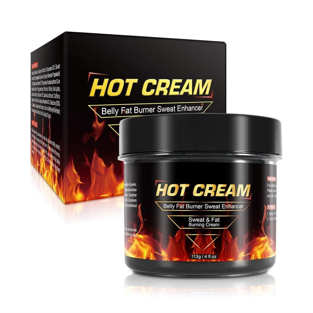 Creme para Aumento da Transpiração – Intensificador de Suor para Treino na Barriga e Coxas – Creme Modelador Corporal Pr