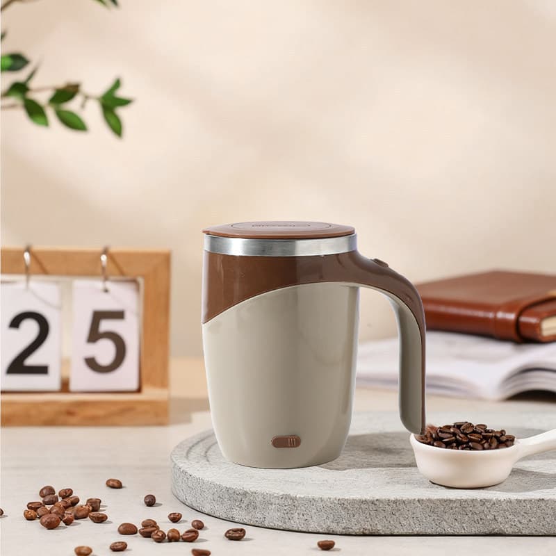 Caneca Misturadora Automática Elétrica USB Bateria Recarregável Mixer Café 380ml