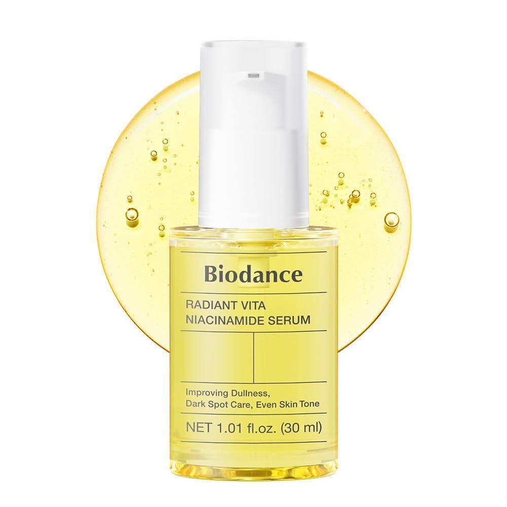 Sérum BIODANCE Radiant Vita Niacinamide, para Cuidado de Manchas Escuras e Tom Uniforme com Vitamina C, Hidratante para