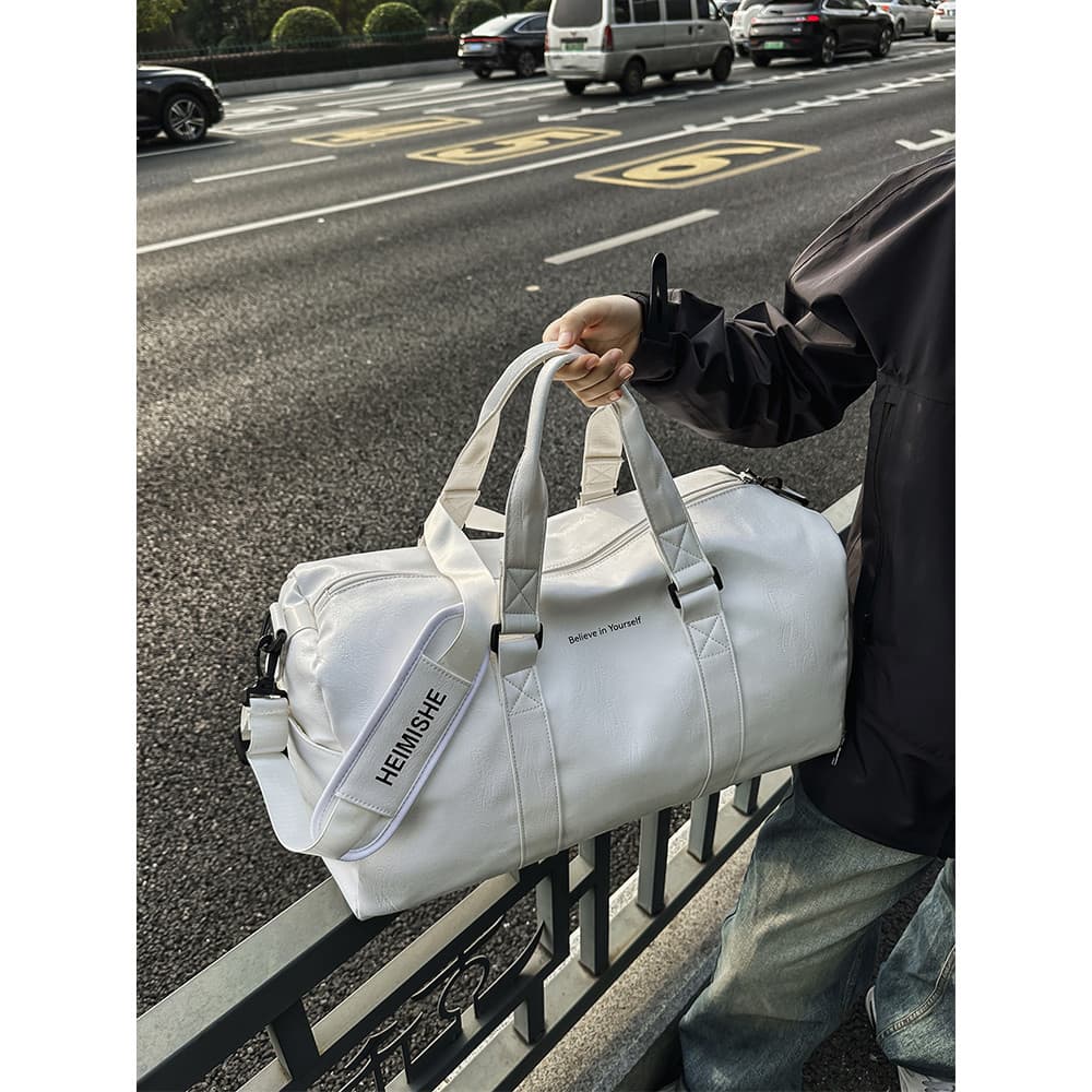 Bolsa de ginástica de grande capacidade feminina novo estilo bolsa de viagem de curta distância moda masculina convenien