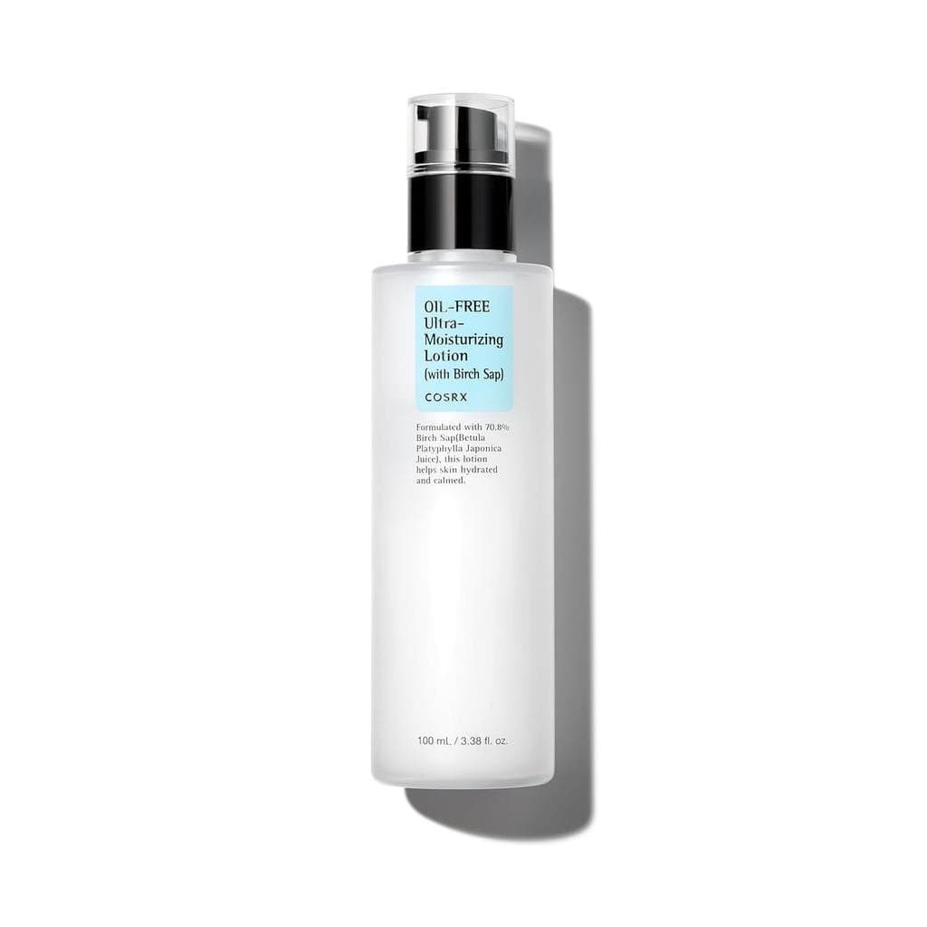 Loção Sem Óleo COSRX COSRX Contém Extrato de Bétula Branca, Hidratante Facial Diário para Remoção de Acne, Adequado para