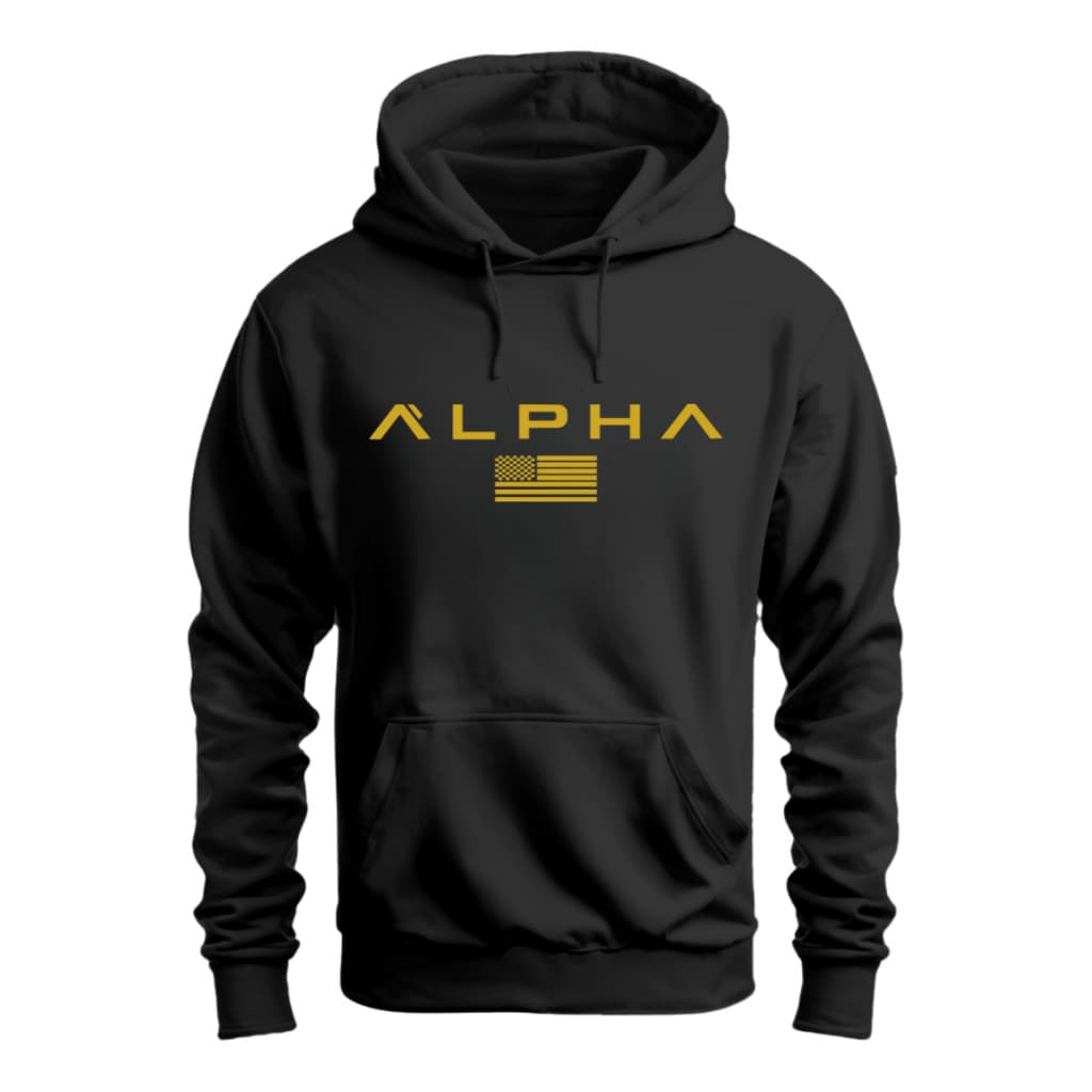 Moletom Blusa Blusão de Frio Peluciado Flanelado por Dentro Estampado ALPHA Quente Unissex