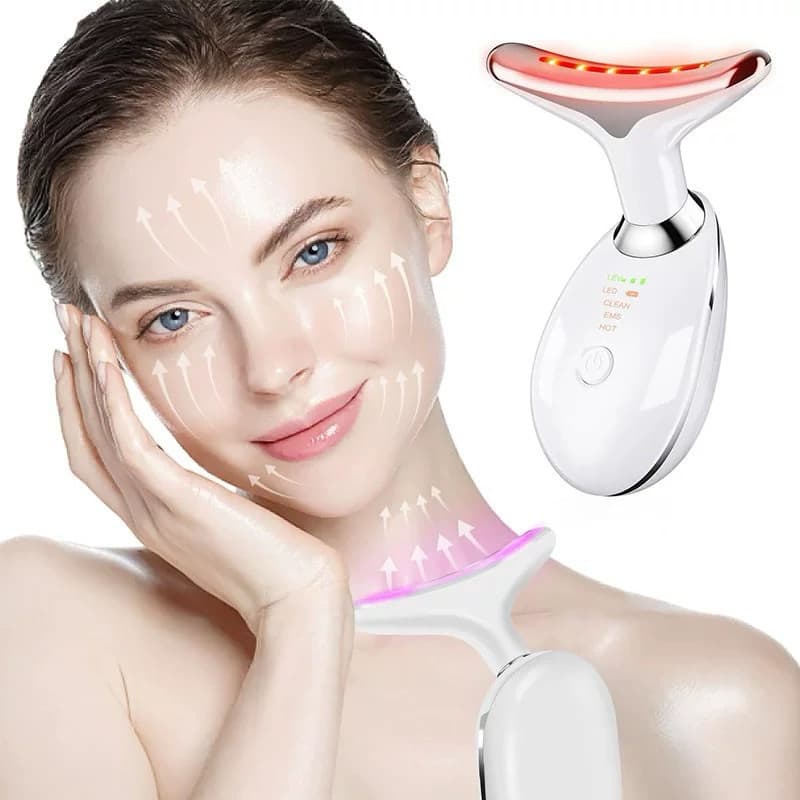Massageador es-1081  Golfinho para Tratamento Rejuvenescedor Anti-idade com LED Fototerapia