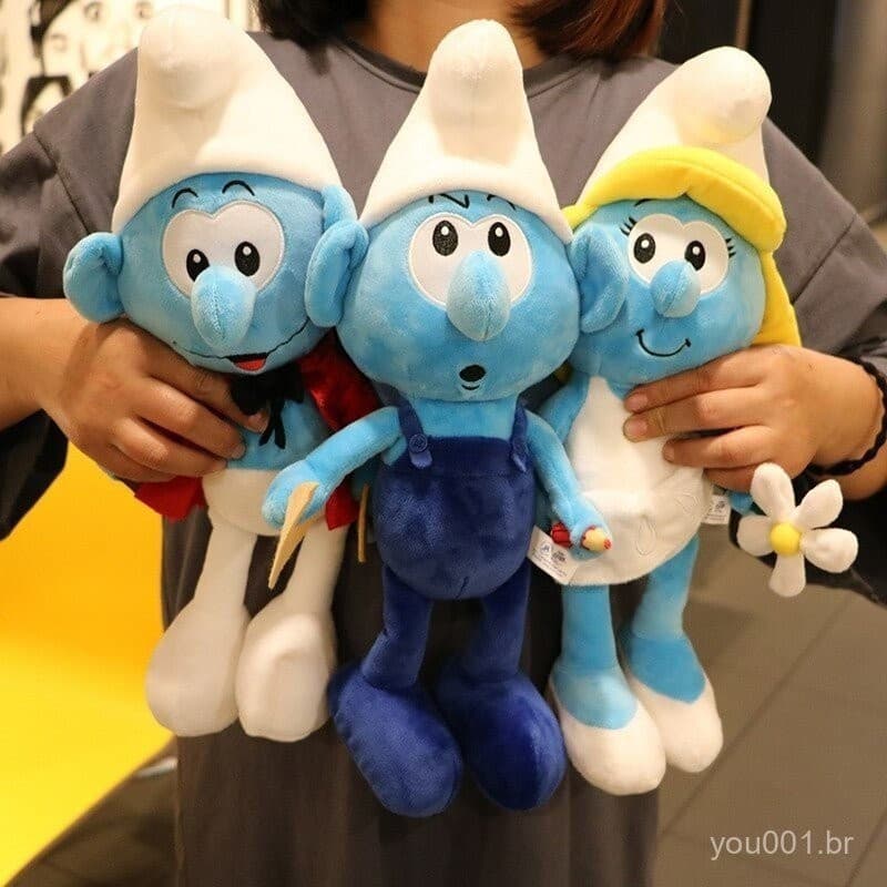 Brinquedo de pelúcia do Smurf da Disney de 40cm, brinquedo de pelúcia do Smurf artista, engenheiro, chef, modelo 642W pa