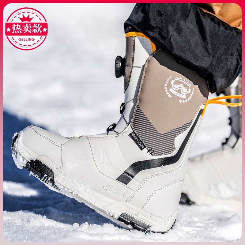WS folheado sapatos de esqui uso rápido masculino fio de aço fivela botas de esqui feminino adulto folheado sapatos à pr