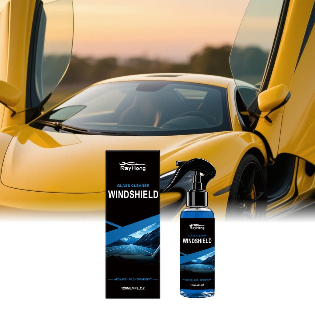 Limpador De Pára-Brisa De Carro Com Aroma De Limão Vidro Multiuso Diário