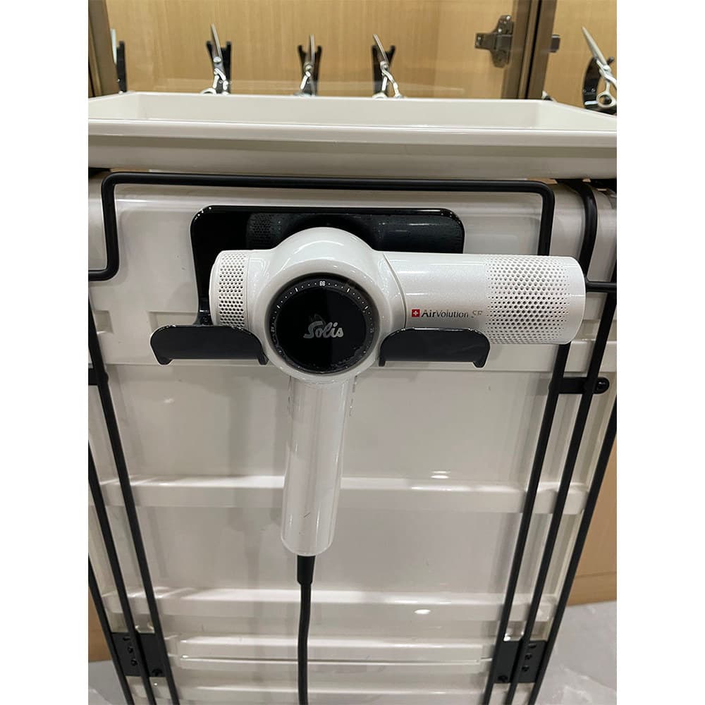 Eagle Castle JRL Rack de secador de cabelo sem perfuração Suporte de parede para salão de beleza Rack de armazenamento e