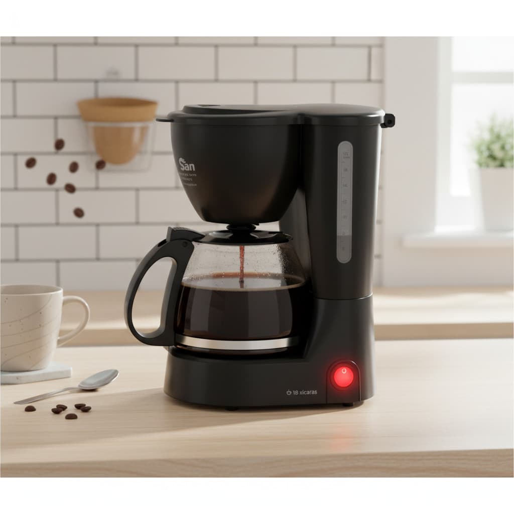 Cafeteira Elétrica 18 Xícaras Kian 127v Cf102 Preta Rápida