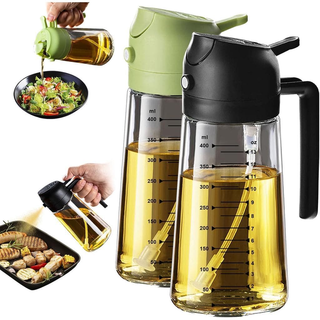 Garrafa Dispenser De Óleo E Azeite Spray Em Vidro- BM-F1230 - (Cores Sortidas)