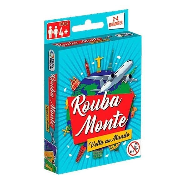 Jogo De Cartas Rouba Monte Volta Ao Mundo - Pais E Filhos