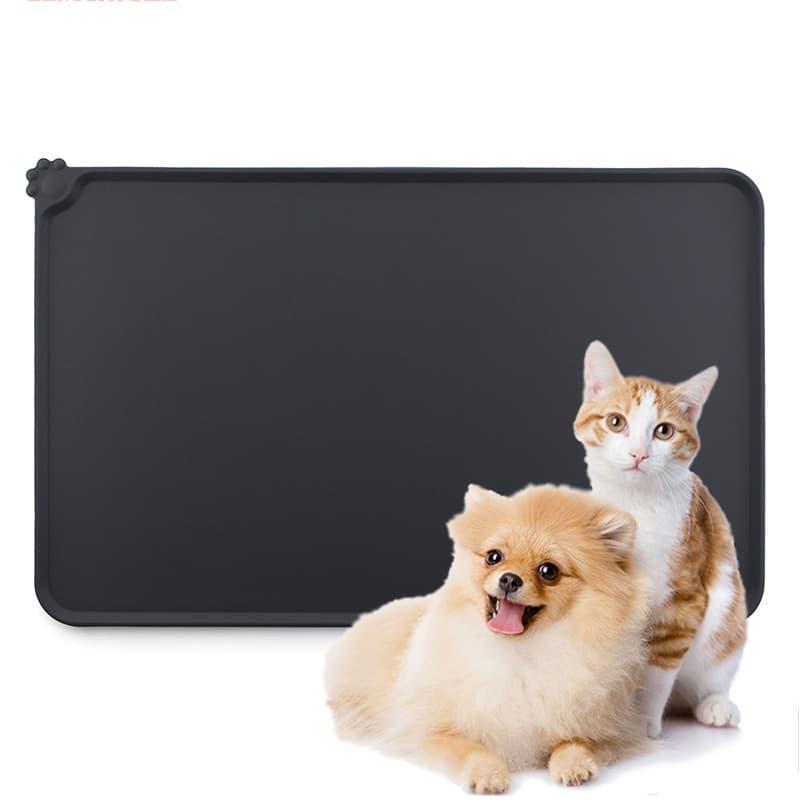 Tapete grande de Silicone para animais de estimação, tapete antiderrapante anti-mordida para cães e gatos, tapete para c