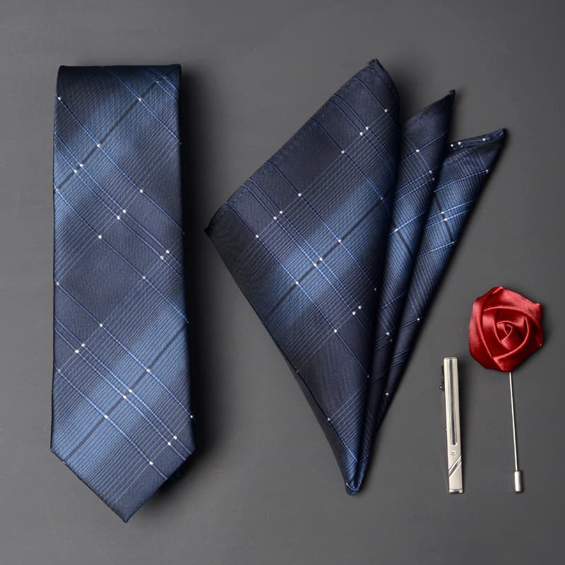 T gravata gravata masculina Formal terno de negócios bolso quadrado quadrado casamento noivo gravata clipe Corsa