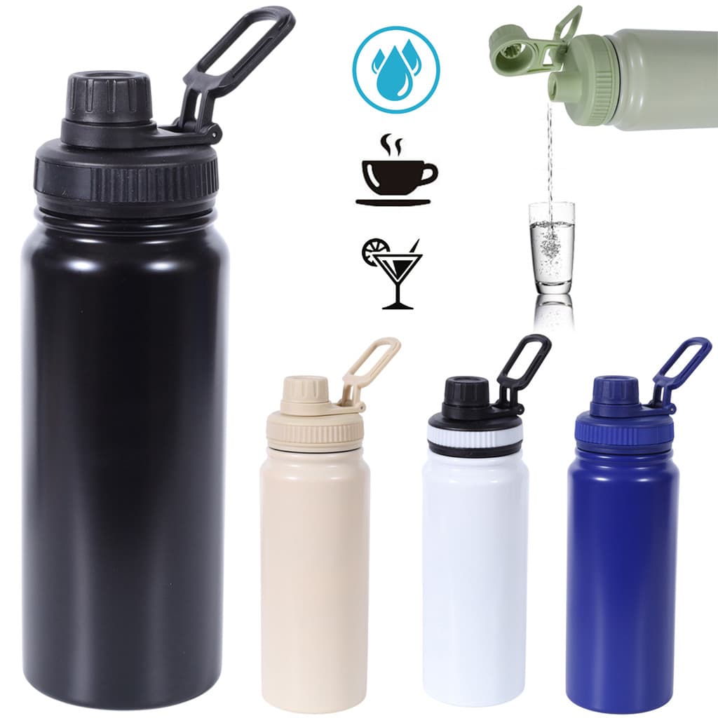 Garrafa Térmica Água Squeeze Inox Academia Quente Frio 600ml