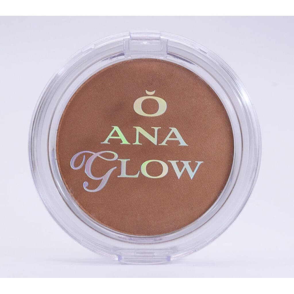 Contorno Compacto Ana Glow Bronzer Gold Pó Brilho Facial Iluminar Beleza