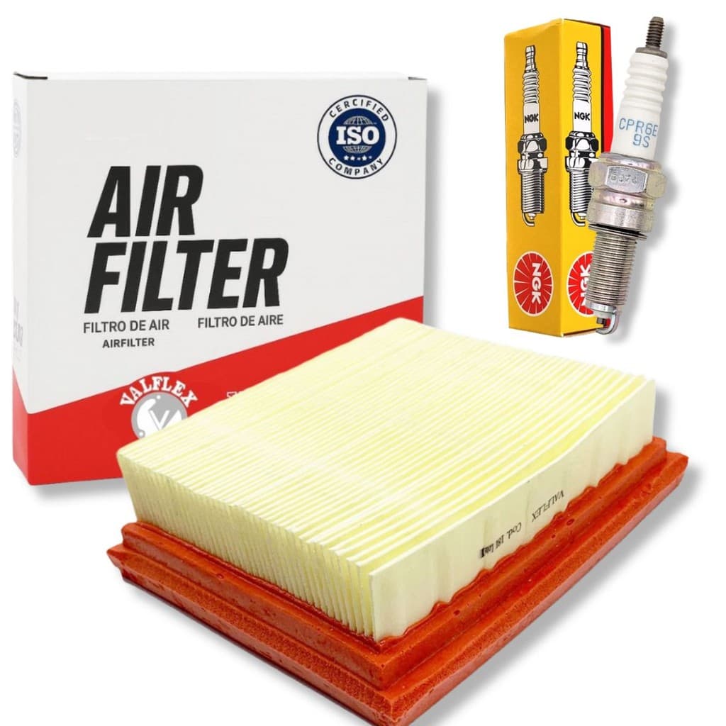 Kit Filtro de Ar + Vela de Ignição Ngk P/ Honda Pop 110i